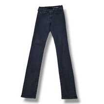Shaping &amp;Denim By H&amp;M Jeans Size 28 W24&quot;xL32.5&quot; Skinny Jeans Stretch Black Denim - £23.60 GBP