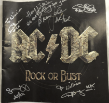 Autographed 2016 AC/DC Rock or Bust Concert Tour Program - FRAMED - £2,375.87 GBP