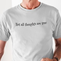 Bella &amp; Canvas Short Sleeve Tee &quot;Thoughts&quot; m - $19.79+