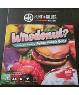 Hunt A Killer Whodonut? Jugsaw Puzzle Murder Mystery Game - Complete - £14.19 GBP