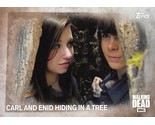2016 Topps The Walking Dead #89 Carl And Enid Hiding In A Tree AMC  - £0.69 GBP