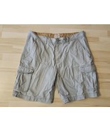 St. John&#39;s Bay Cargo Shorts, Men&#39;s 38, Beige/Gray 100% Cotton - $17.80 CAD