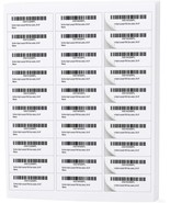 Buhbo 30-UP FBA Product Sticker Labels 1&quot; x 2-5/8&quot; (500 Sheets, 15,000 L... - £34.39 GBP