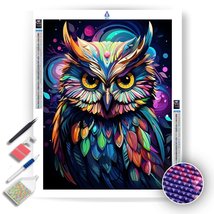 Colorful owl diamond painting kit 513063 thumb200