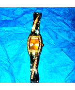 Beautiful silver and gold rhinestone quartz watch - €54,58 EUR