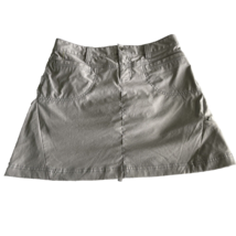 Athleta Skort Skirt Size 6 Dipper Nylon Spandex Hiking Gray 5 Pocket 773823 - $29.97