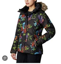 Columbia Lay D Down II Black Floral Jacket Omni-Heat $230, Sx S, NWT! - £90.71 GBP