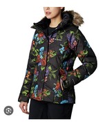 Columbia Lay D Down II Black Floral Jacket Omni-Heat $230, Sx S, NWT! - £89.00 GBP