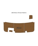 2002 Rinker 270 Swim Platform Step Pad Boat EVA Foam Faux Teak Deck Floo... - $516.11 CAD