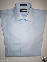 John W. Nordstrom Traditional Fit Striped Textures Men’s Dress Shirt Blue 16 |35 - £33.67 GBP