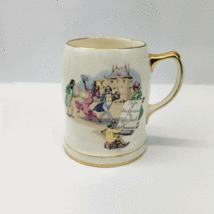 Vintage Thorens Music Box Mug Tales of Hoffmann Switzerland Made in England RARE - £31.24 GBP