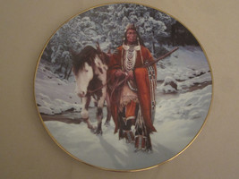 WINTER OF &#39;41 Collector plate CHUCK REN The Last Warriors NATIVE INDIAN - $19.99