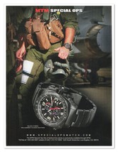 MTM Special Ops Black Cobra Watch Pilot 2012 Full-Page Print Magazine Ad - £7.57 GBP