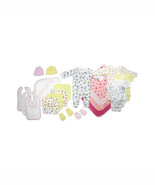 Bambini LS-0040 Newborn Baby Girls Layette Set, White Pink - Newborn - €68,07 EUR