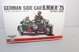Bandai 1:48 German WWII Side-Car B.M.W.R/75 #8227-130 NEW JB - £16.68 GBP