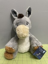 Kohls Cares &#39;Goodnight Little One&#39; Gray Donkey Plush Stuffed Animal 12&quot; w/ Tag - £10.21 GBP