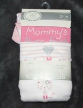 KOALA BABY 4 PACK BABY TODDLER BODYSUIT 18-24 PINK CAT STRIPE HEART PURR... - £7.75 GBP