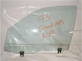 1993 Pontiac Grand Am Sedan 3.3L V6 Left Front Window Glass - $37.88