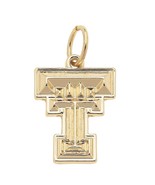 Texas Tech Red Raiders Shiny Gold Logo Charm Game Day Layering - $19.44 CAD
