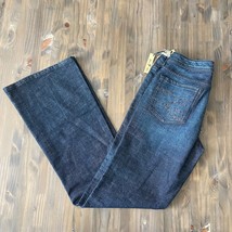 Seven7 Womens Flare Jeans Premium Blue Label Denim Stretch Size 32x33 NWT - £23.34 GBP