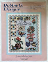 A Spring Happening Pattern by Bobbie G. Designs counted cross stitch book - £4.79 GBP