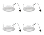 SYLVANIA 5/6&quot; LED Recessed Lighting Downlight with Trim, Dimmable, 9W=65... - $45.59