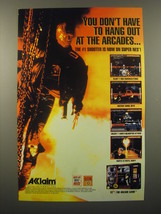 1994 Acclaim T2: The Arcade Game Video Game Advertisement - £14.78 GBP