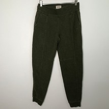 Prana Jogger Pant S Green Skinny Sweat Elastic Waist Crop Stretch Knit  ... - $18.39