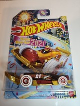 Hot Wheels 2021 Happy New Year Holiday Hot Rods CARBONATOR Wal-Mart Excl... - $5.29