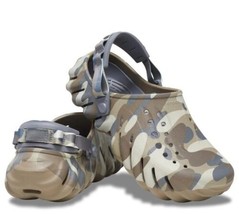 Crocs Echo Camo Redux Clog Men 13 Green Unisex Sandal New - £52.43 GBP