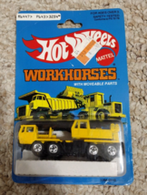 Vintage 1981 Hot Wheels Workhorses CONSTRUCTION CRANE #3254 1:64 Diecast... - £78.69 GBP