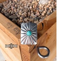 Western Cowgirl Pancho Villa Wild Rag Scarf Slide Ring Tee Clip - $18.81