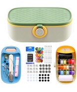 WANSHUNLMI Green Sewing Kit 140Pcs Family Travel Sewing Project Kit Port... - $550.72 MXN
