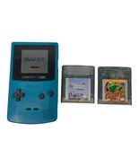 Nintendo Gameboy Color CGB-001 Teal Handheld Console System 2Games Frogg... - $121.92 CAD