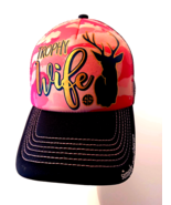 Deer Hat Pink Camo Simply Southern Blue  Baseball Cap TROPHY Wife SS Str... - €8,55 EUR