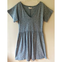 Natural by Known Supply Sz M Organic Cotton Midi Dress V Neck Stretch - €22,80 EUR