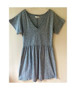 Natural by Known Supply Sz M Organic Cotton Midi Dress V Neck Stretch - $497.70 MXN