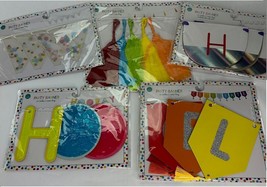 Target 36 Pack Party Banner Case Lot Celebrate Hooray Confetti Tassel &amp; ... - $17.99