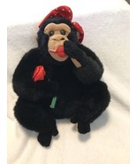 Harvey Prince Plush Monkey Lipstick Rose Love Valentine’s Stuffed Animal... - £19.57 GBP