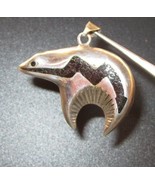 Sterling Silver Zuni Bear with Black Stone Stripe - €73,31 EUR