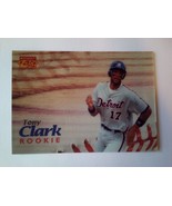 1996 Tony Clark Sports Flix Rookie #123 Detroit Tigers MLB Card - £2.36 GBP