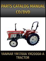 Yanmar YM1700A YM2000A-A Tractor Parts Catalog Manual on CD  - £16.09 GBP