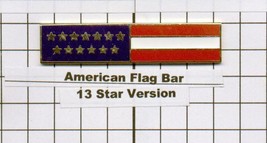 American Flag Bar used by most Police and Fire departments - screw &amp; whe... - $12.95