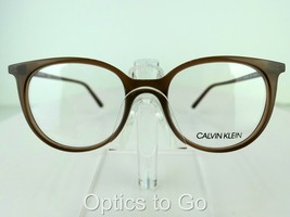 CALVIN KLEIN CK 19508 (210) Milky Brown 49-18-135 Eyeglass Frame - £26.99 GBP