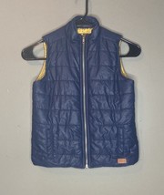 7 For All Mankind Boys Puffer Vest Size 6 Color Blue - £7.59 GBP
