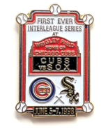 Chicago Cubs vs White Sox Wrigley Field 1998 First Interleague Series Pin - $238.29 MXN