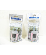 2 Vintage Phonemate Cell Phone Cases Sanyo 3100 Cellular Phones Case Bel... - $163.26 MXN