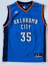  Adidas Oklahoma City Thunder Kevin Durant 35 Blue Jersey - Youth Size Medium - £18.45 GBP