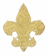 Luxurious Baroque Fleur de Lis [Custom and Unique] Embroidered Iron on/Sew Patch - £19.24 GBP