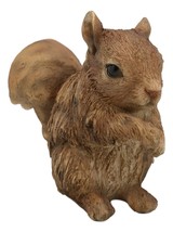 Realistic Faux Driftwood Finish Design Standing Chipmunk Squirrel Resin ... - $36.99